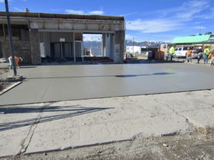 Front Parking Slab